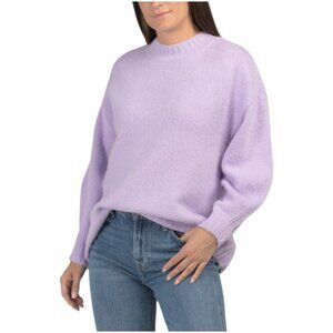 LA BIZ Wool Blend Mock Neck Sweater